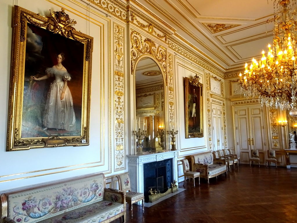 The Large White Drawing Room of the Royal Palace of Brussels