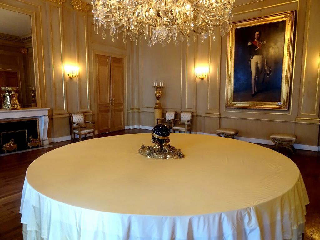 The Pillar Room of the Royal Palace of Brussels