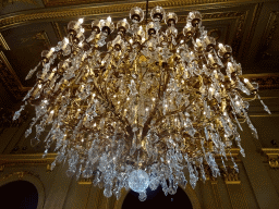 Chandeleer at the Throne Room of the Royal Palace of Brussels