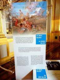 Information on the Long Gallery of the Royal Palace of Brussels