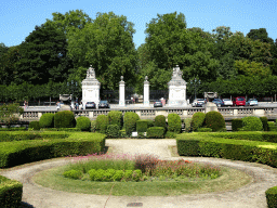 Front garden of the Royal Palace of Brussels and the Brussels Park