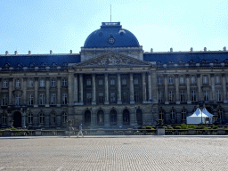 Front of the Royal Palace of Brussels at the Place des Palais square