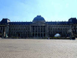 Front of the Royal Palace of Brussels at the Place des Palais square