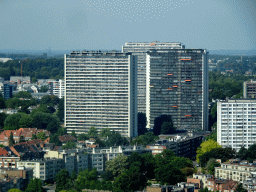 The Cité Modèle buildings, viewed from Level 7 of the Atomium