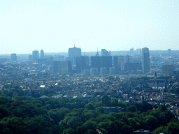Skyscrapers in the city center, viewed from Level 7 of the Atomium