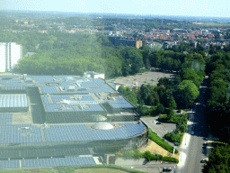 The ADAM Brussels Design Museum, viewed from Level 7 of the Atomium