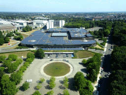 The ADAM Brussels Design Museum, viewed from Level 7 of the Atomium