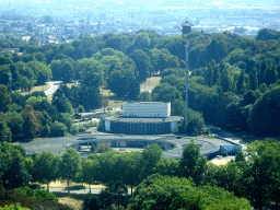 The American Theatre, the Laeken Park and the Chinese Pavillion, viewed from Level 7 of the Atomium