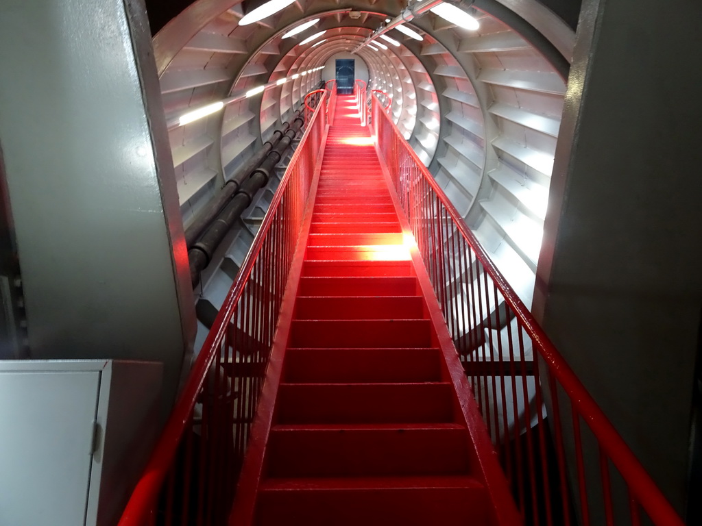 Staircase from Level 2 to the Events Sphere of the Atomium