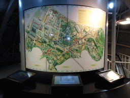 Map of the Expo 58 site at Level 2 of the Atomium