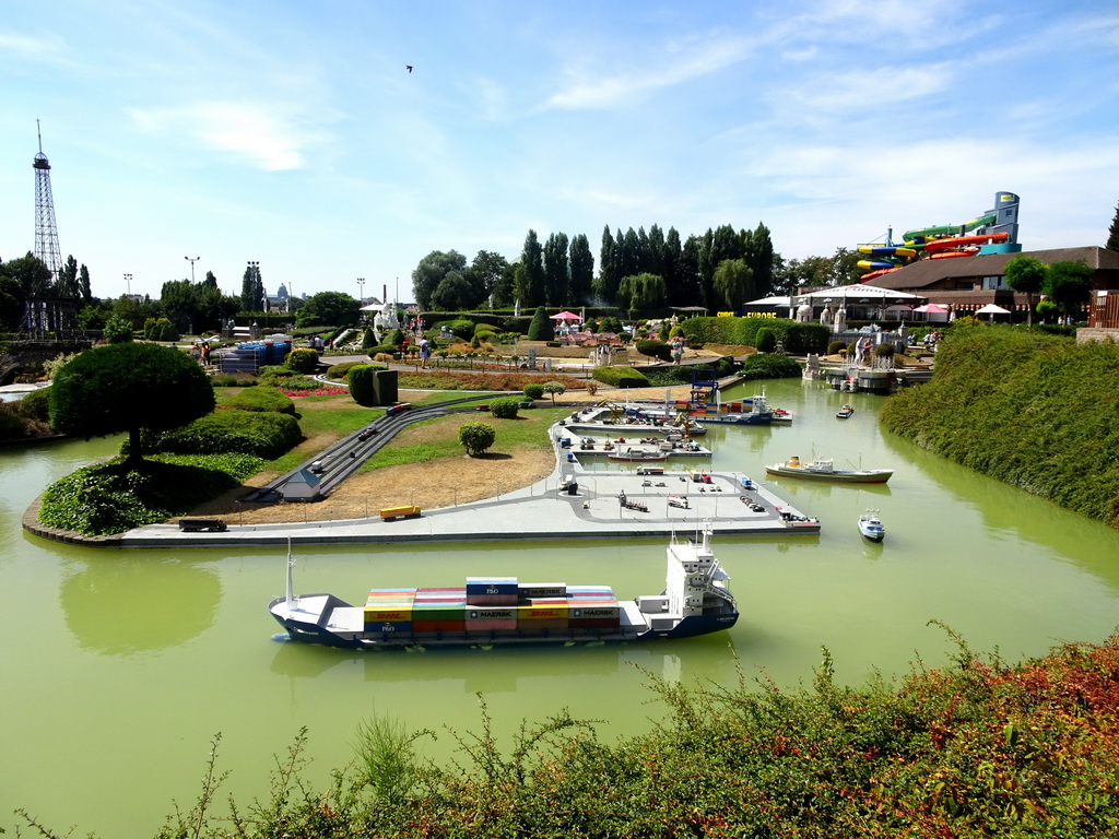 The northeast side of the Mini-Europe miniature park