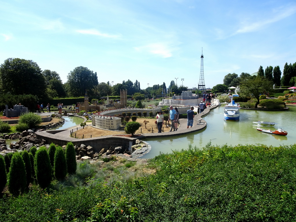 The east side of the Mini-Europe miniature park