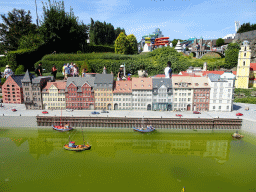 Scale model of the Nyhavn harbour of Copenhagen at the Denmark section of the Mini-Europe miniature park