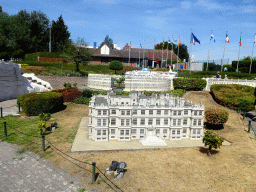 Scale models of the Longleat House and the Circus of Bath at the United Kingdom section of the Mini-Europe miniature park