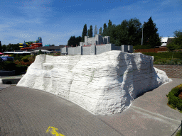 Scale model of the Dover Castle at the United Kingdom section of the Mini-Europe miniature park