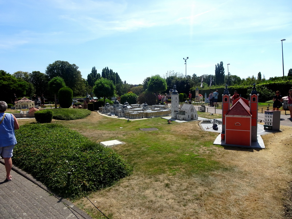 Scale models of the Széchenyi Medicinal Bath of Budapest at the Hungary section, St. Mark`s Church of Zagreb at the Croatia section and Preeren Square with the Franciscan Church of the Annunciation of Ljubljana at the Slovenia section of the Mini-Europe miniature park