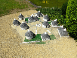 Scale model of the Trulli houses of Alberobello at the Italy section of the Mini-Europe miniature park