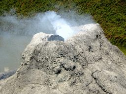 Scale model of Mount Vesuvius at the Italy section of the Mini-Europe miniature park