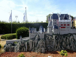 Scale model of Eltz Castle at the Germany section of the Mini-Europe miniature park