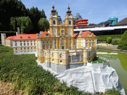 Scale model of the Melk Abbey at the Austria section of the Mini-Europe miniature park