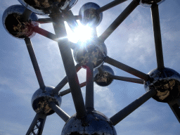 The east side of the Atomium