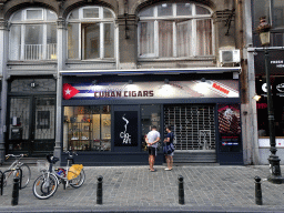 Front of the Cig-Art cigar shop at the Rue Sainte-Catherine street