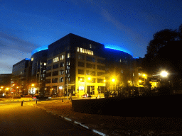 Front of the European External Action Service building at the Avenue de la Joyeuse Entrée, by night