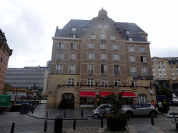Front of the Hotel NH Brussels Carrefour de l`Europe at the Place de l`Agora square