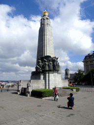 The Infantry Memorial at the Place Poelaert square