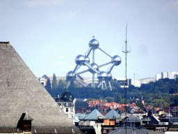 The Atomium, viewed from the Place Poelaert square