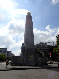 The Infantry Memorial at the Place Poelaert square