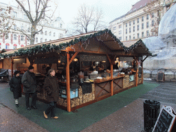 Christmas market at Vörösmarty Tér square