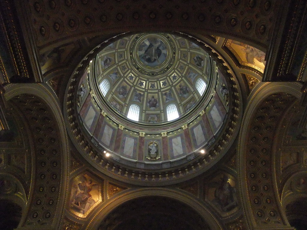 Dome of Saint Stephen`s Basilica