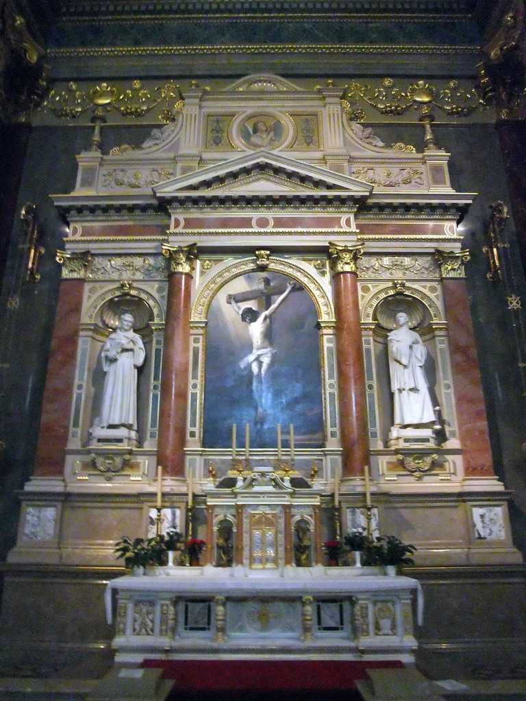 Chapel with altar in Saint Stephen`s Basilica