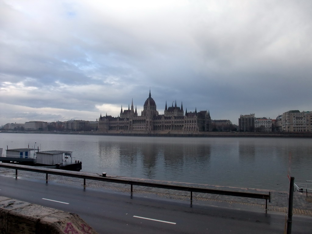 The Hungarian Parliament Building and the Danube river