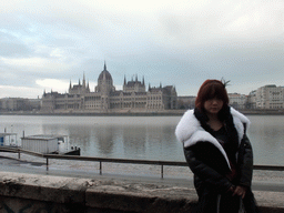Miaomiao, the Hungarian Parliament Building and the Danube river