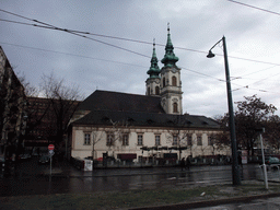 The Church of St. Anne (Szent Anna Templom) at the Batthyány Tér square