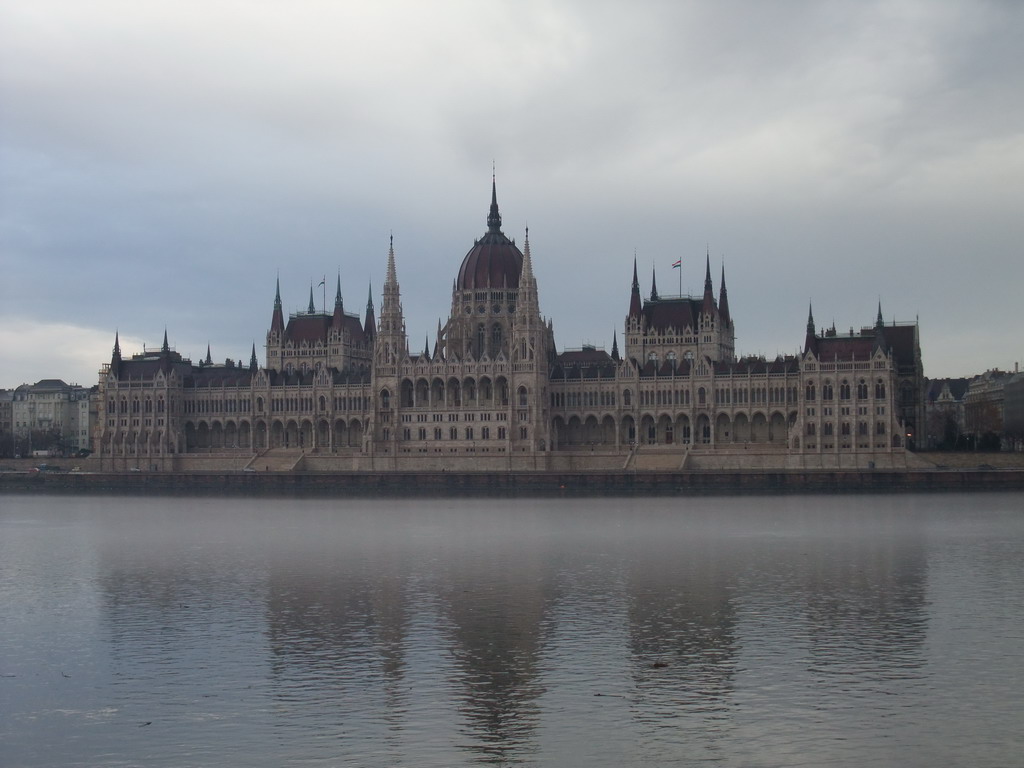 The Hungarian Parliament Building and the Danube river