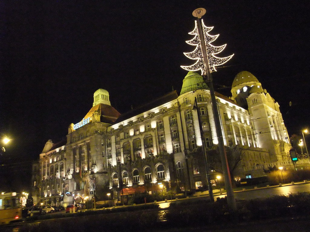 Hotel Gellért, by night