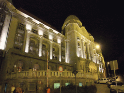 Right side of Hotel Gellért, by night