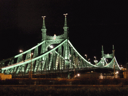 Liberty Bridge, by night