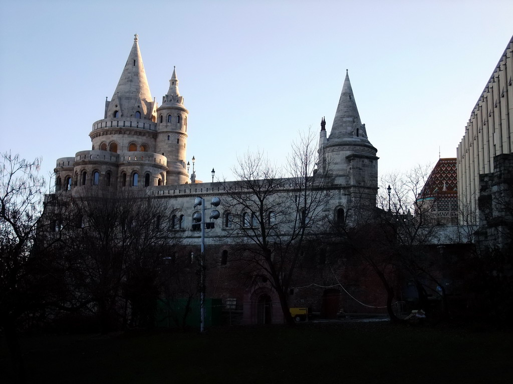 The Fisherman`s Bastion and a part of the Matthias Church