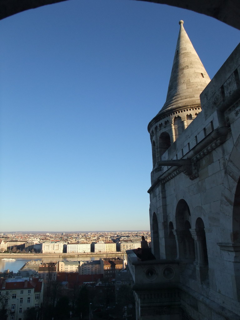 The Fisherman`s Bastion and the Danube river