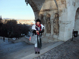 Miaomiao at the Fisherman`s Bastion