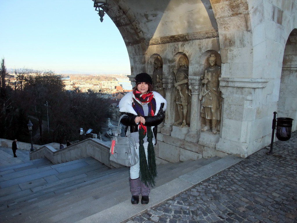 Miaomiao at the Fisherman`s Bastion