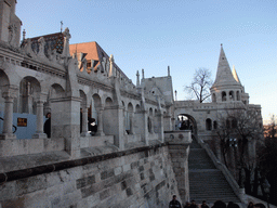 The Fisherman`s Bastion and a part of the Matthias Church