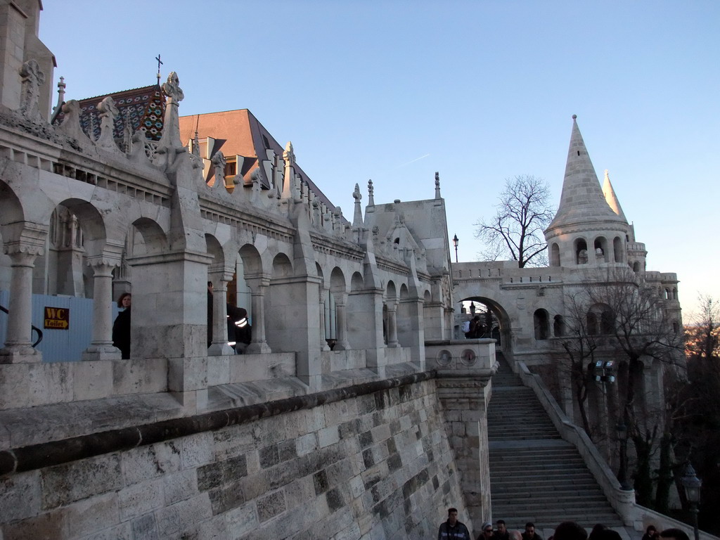 The Fisherman`s Bastion and a part of the Matthias Church