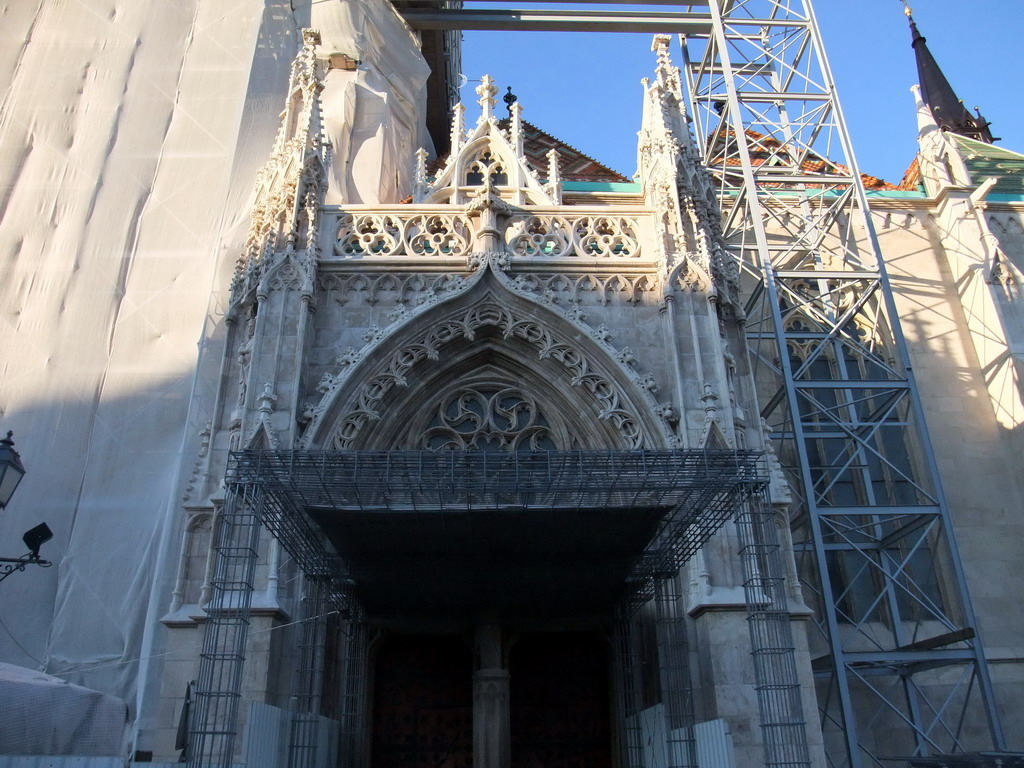 Entrance gate (`Mary Gate`) of the Matthias Church