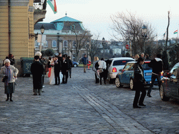Wedding at the entrance road of Buda Castle