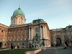 The courtyard of Buda Castle, the Matthias Fountain and the Entrance Gate